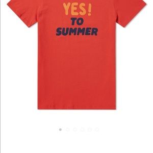 A.P.C. Red Yes! To Summer Red Women T-shirt